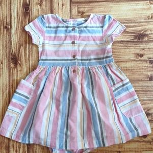 Baby girl 2pc set. Dress with bloomers